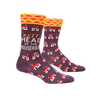 Butthead of the Household Men's Crew Socks
